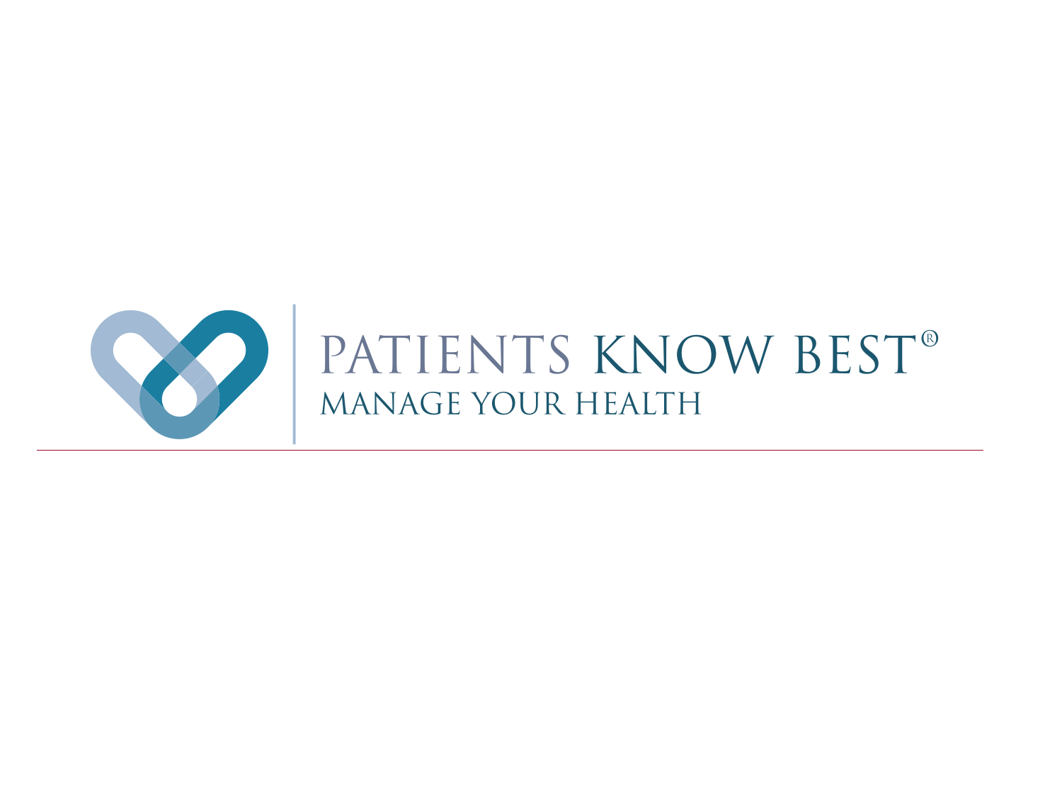 Logo van de PGO: Patients knows best